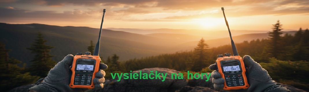 vysielačky na turistiku