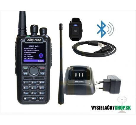 Anytone AT-D878 UV II GPS Bluetooth PLUS APRS