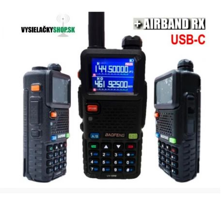 Baofeng UV-5RM HT 8W VHF UHF airband USB-C