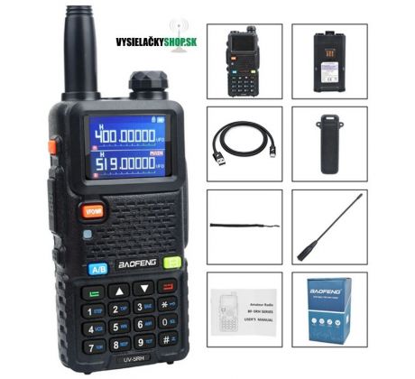 Baofeng UV-5RH 8W VHF UHF USB-C