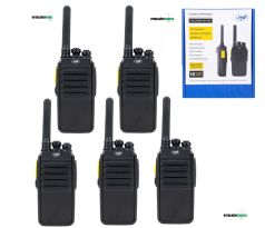 Sada 5ks digi profi vysielačiek PNI dPMR R41 PRO 16ch digi+analog
