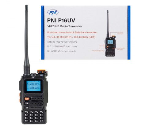 PNI P16UV dualband VHF UHF 2600mAh USB-C