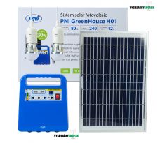 Záložný napájaci systém s solárnym panelom a batériou 12V/7Ah